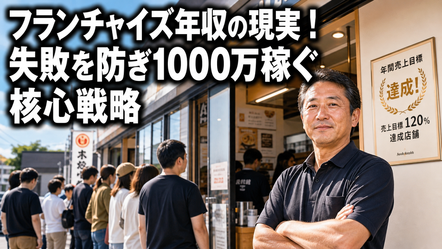 フランチャイズ年収の現実！失敗を防ぎ1000万稼ぐ核心戦略