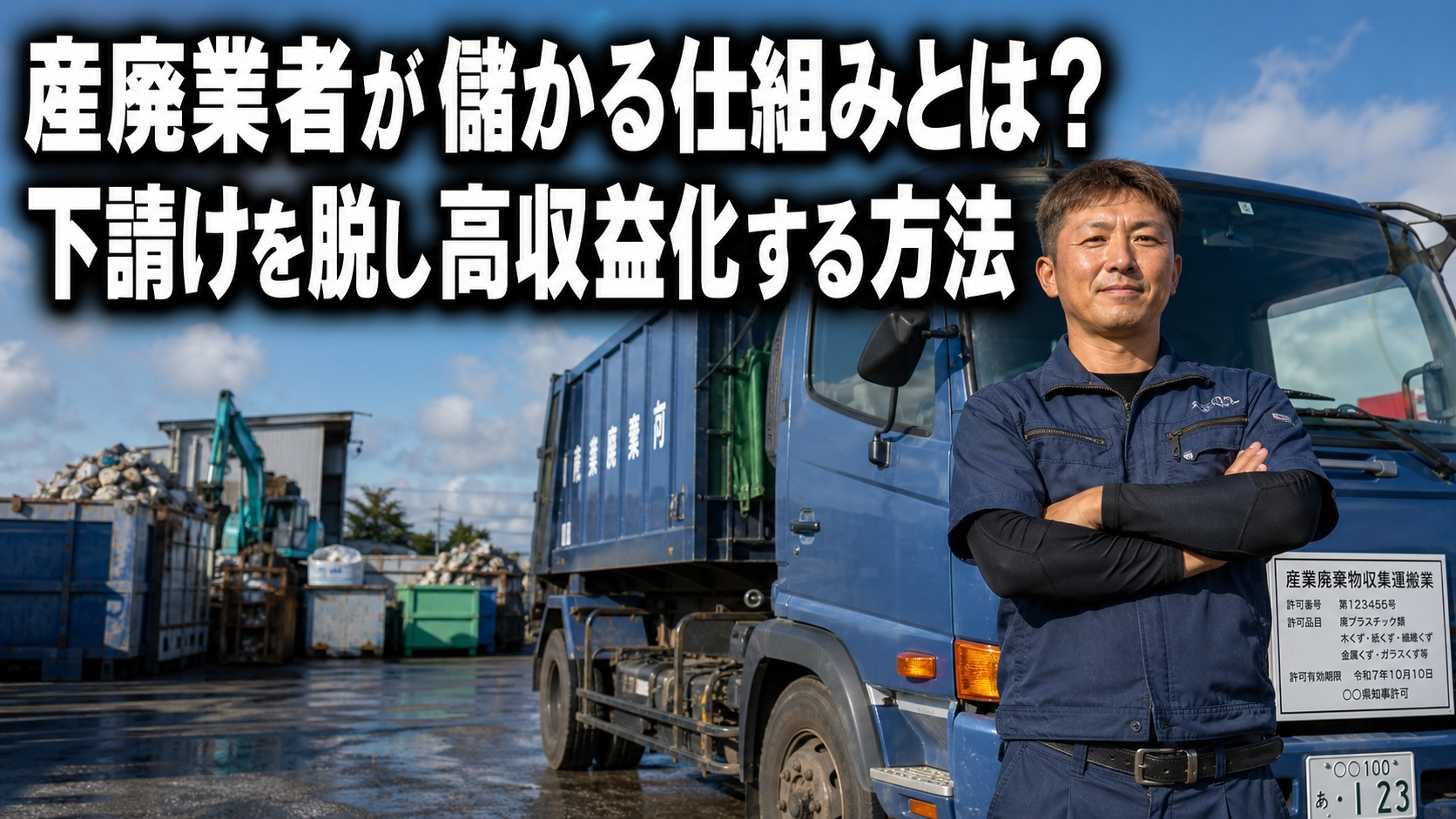 産廃業者が儲かる仕組みとは？下請けを脱し高収益化する方法