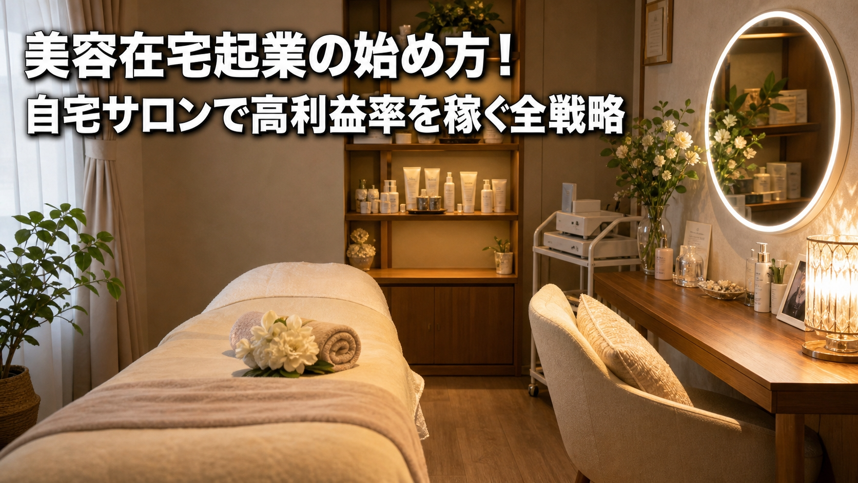 美容在宅起業の始め方！自宅サロンで高利益率を稼ぐ全戦略