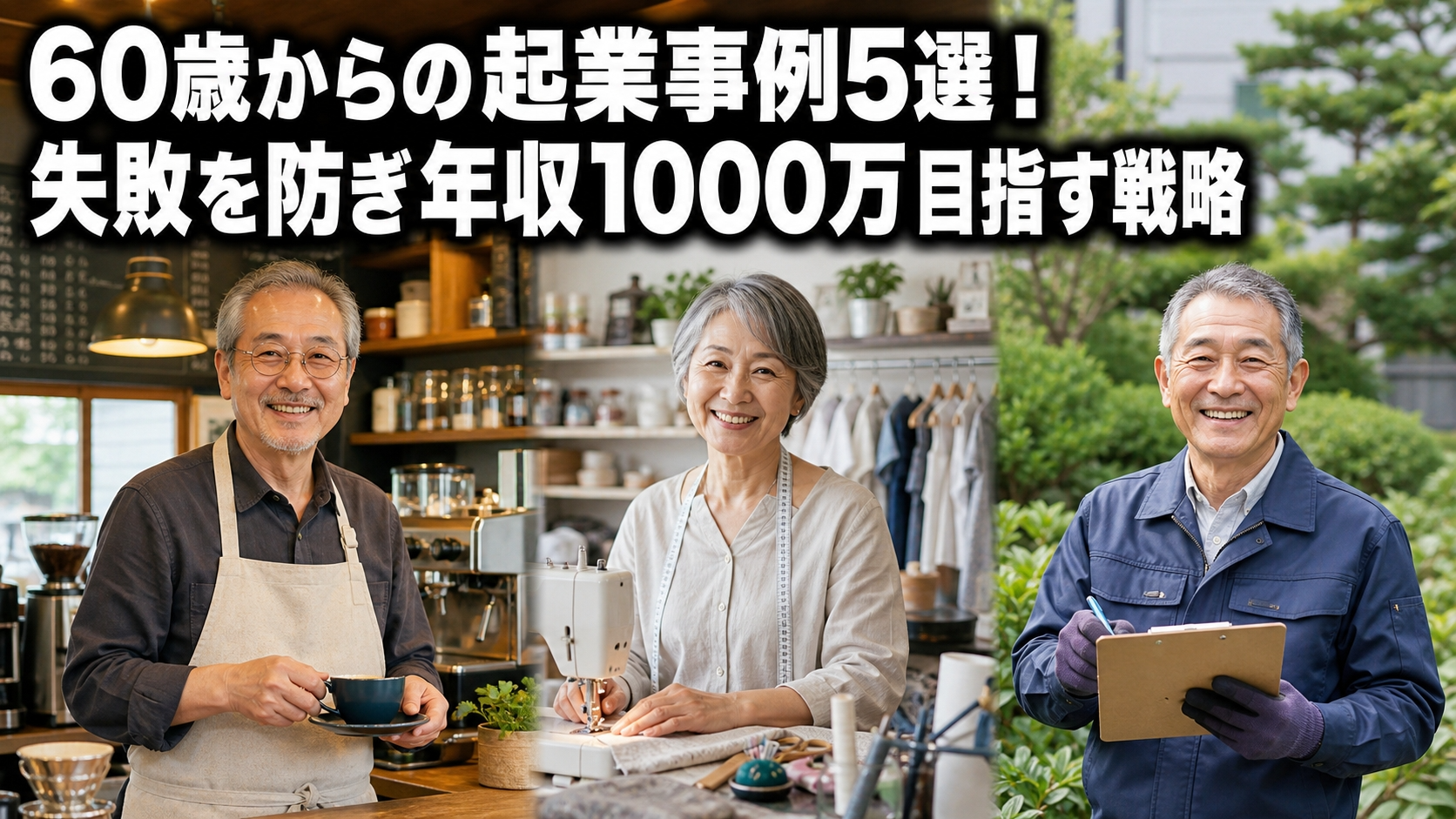定年後に月10万円稼ぐ！未経験から安全に始めるシニア起業戦略