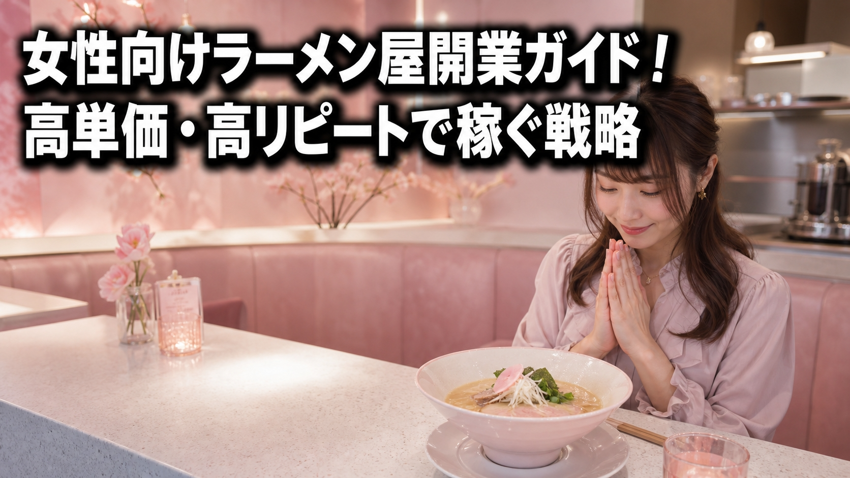 女性向けラーメン屋開業ガイド！高単価・高リピートで稼ぐ戦略