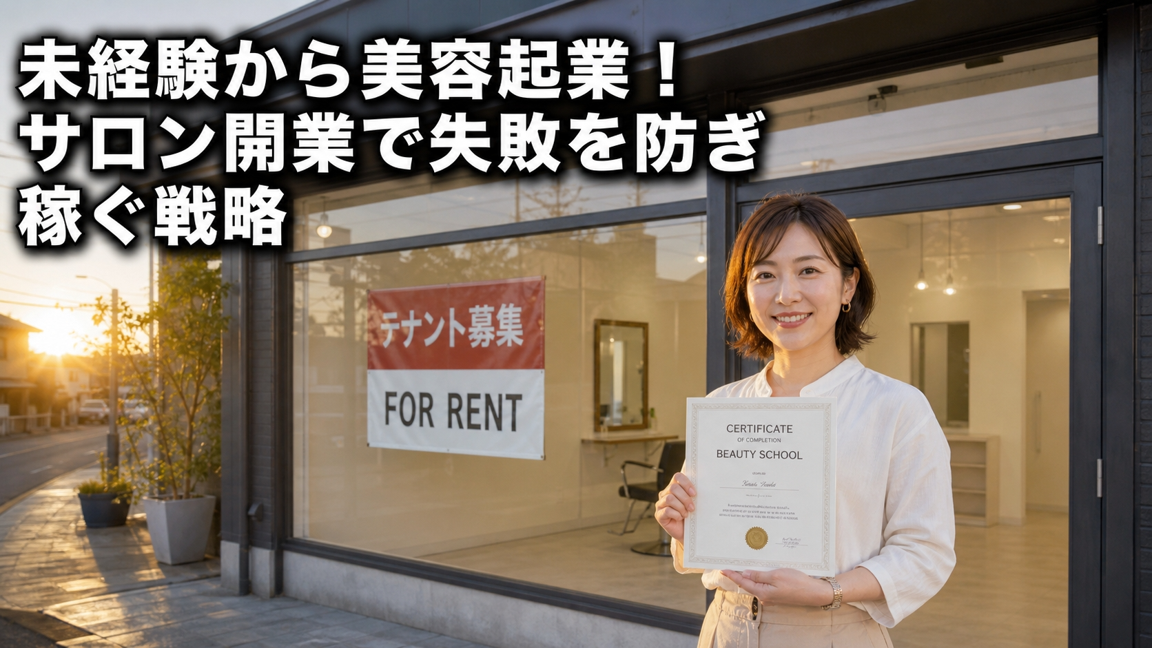 未経験から美容起業！サロン開業で失敗を防ぎ稼ぐ戦略