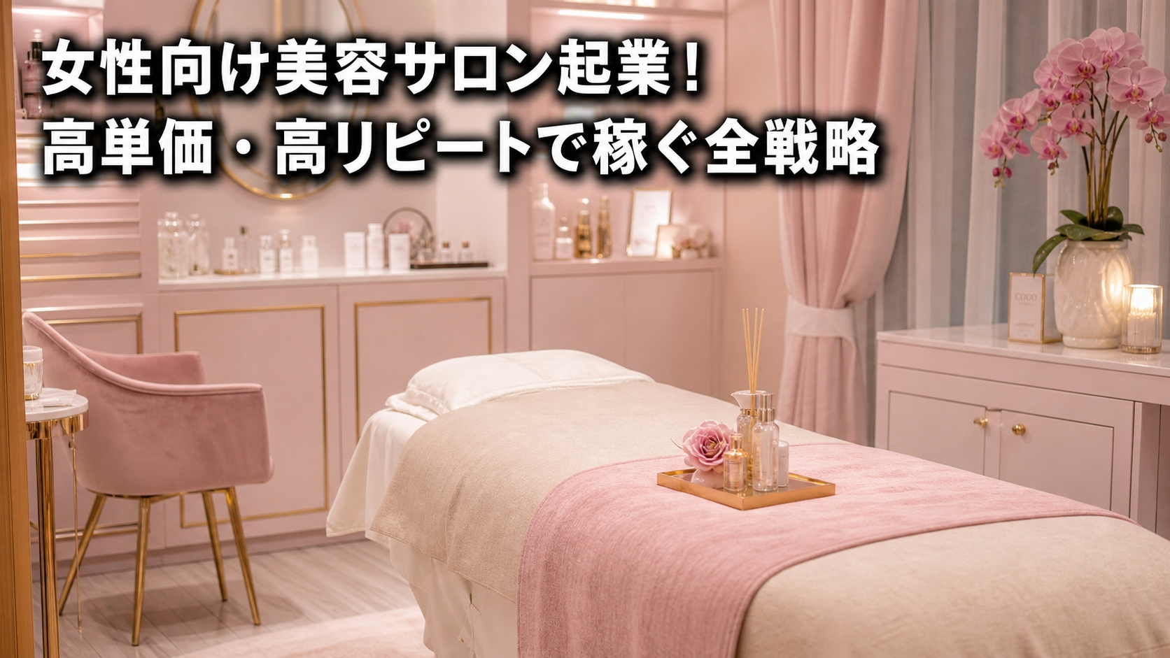女性向け美容サロン起業！高単価・高リピートで稼ぐ全戦略