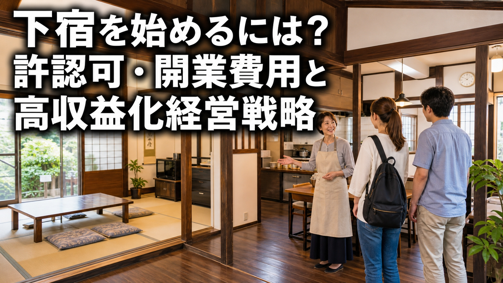 下宿を始めるには？許認可・開業費用と高収益化経営戦略