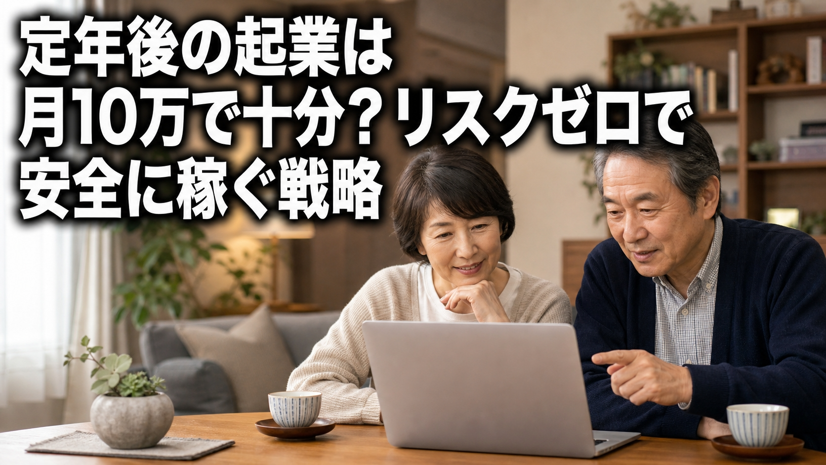 定年後の起業は月10万で十分？リスクゼロで安全に稼ぐ戦略