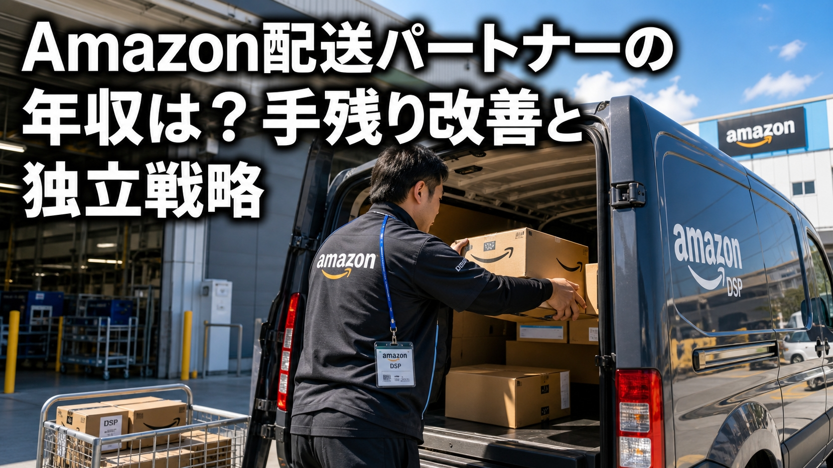 Amazon配送パートナーの年収は？手残り改善と独立戦略