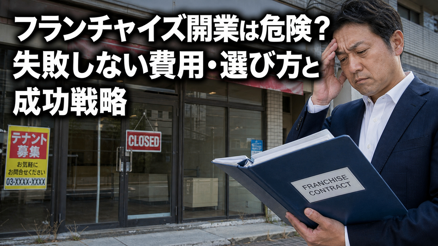 フランチャイズ開業は危険？失敗しない費用・選び方と成功戦略