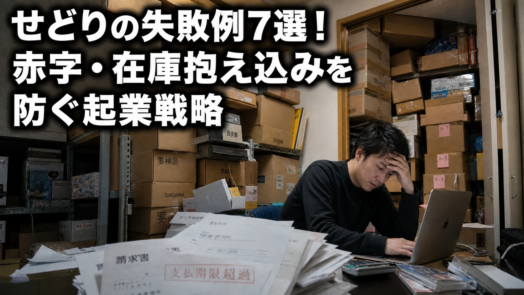 せどもの失敗例7選！赤字・在庫抱え込みを防ぐ起業戦略