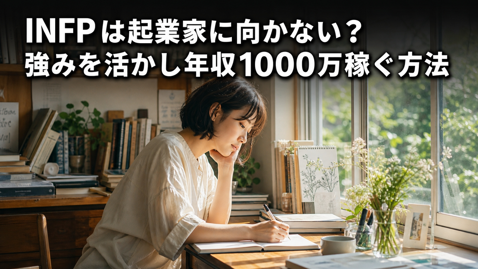 INFPは起業家に向かない？強みを活かし年収1000万稼ぐ方法