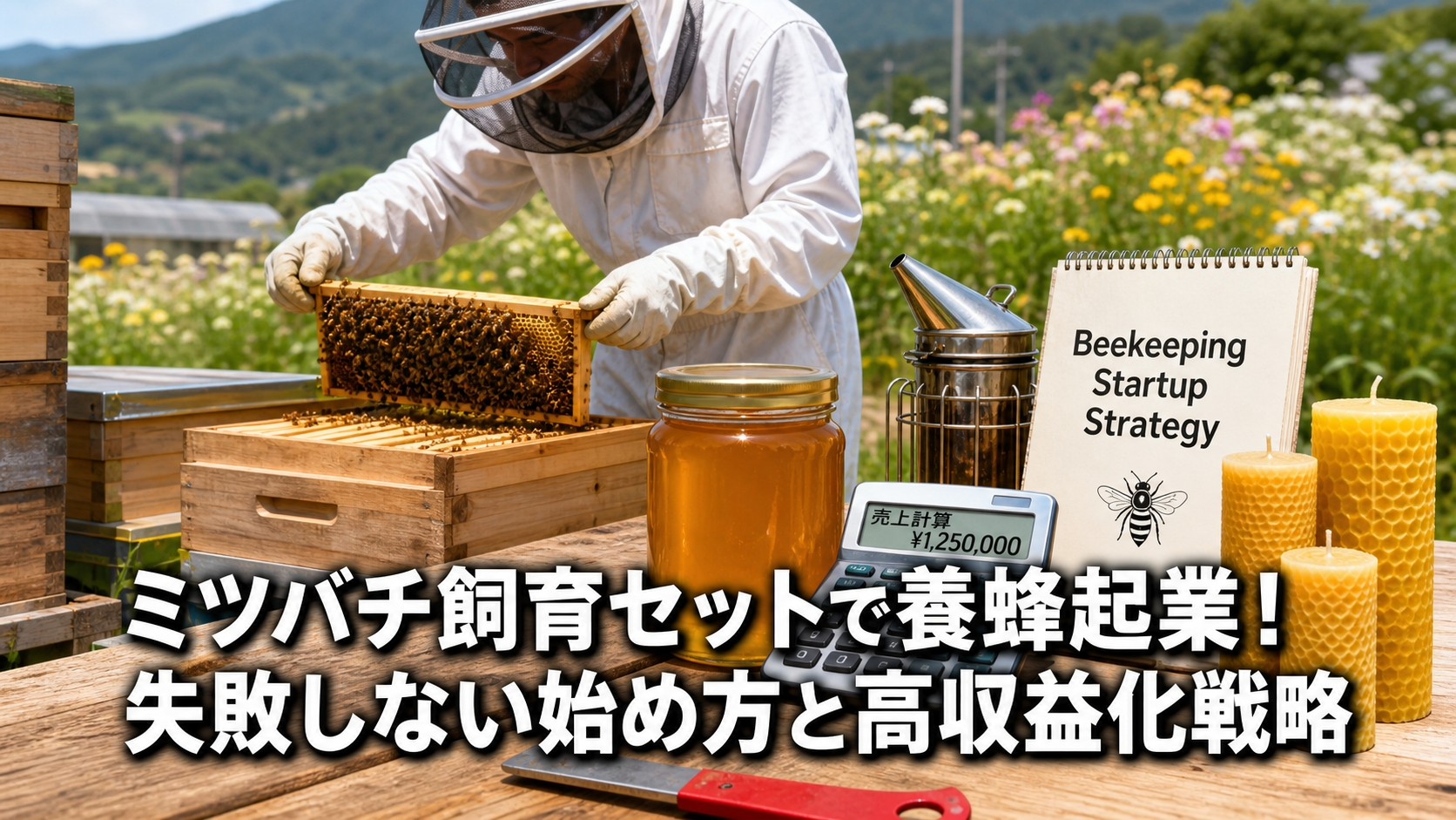 ミツバチ飼育セットで養蜂起業！失敗しない始め方と高収益化戦略