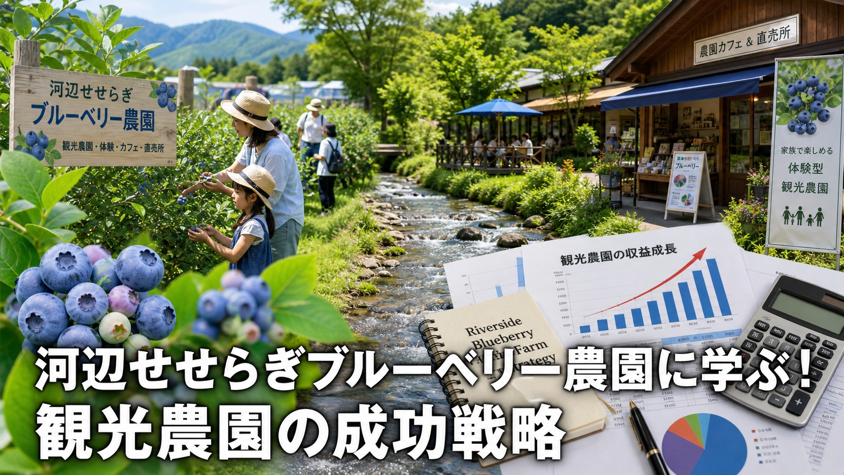 河辺せせらぎブルーベリー農園に学ぶ！観光農園の成功戦略
