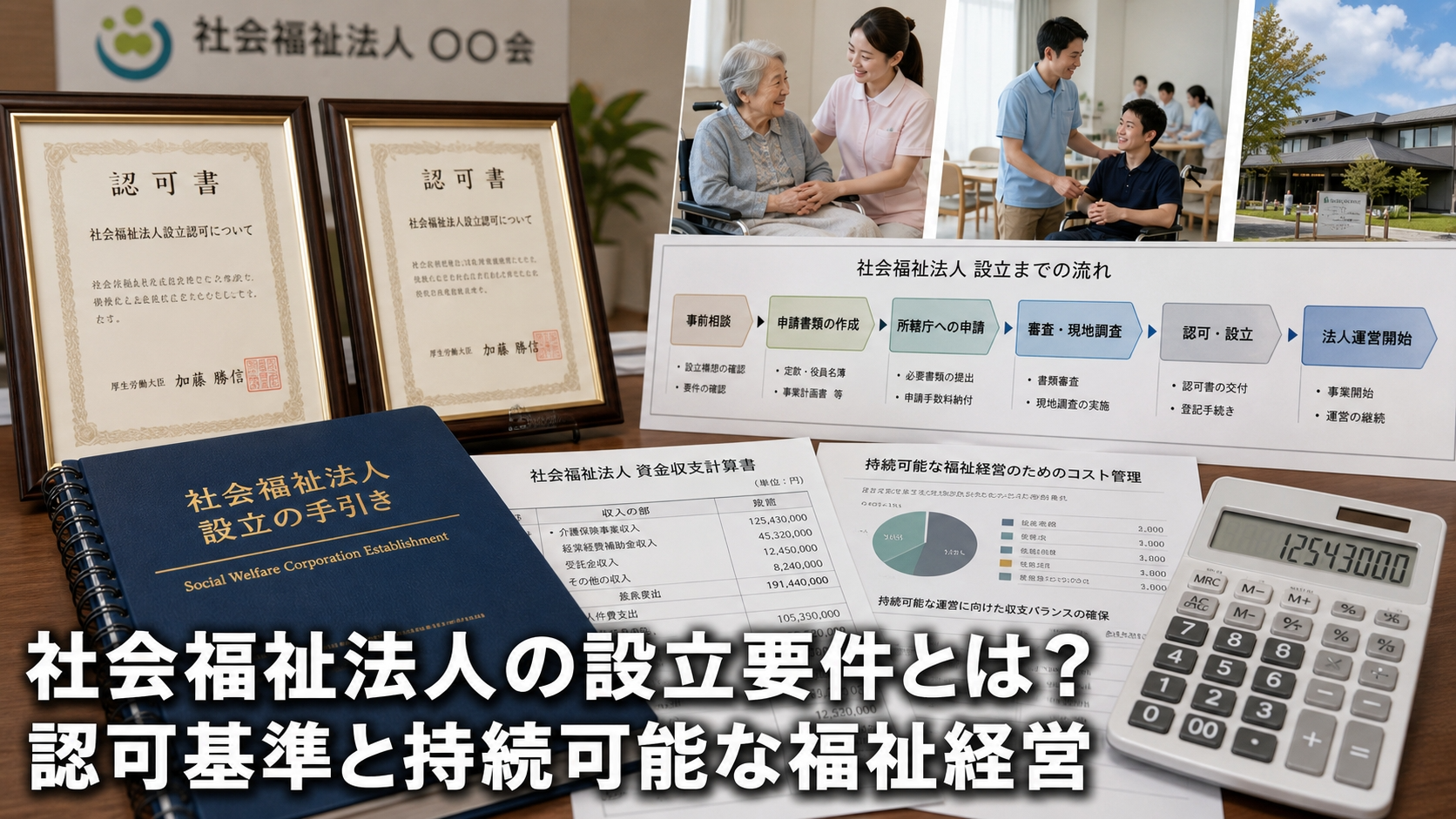 社会福祉法人の設立要件とは？認可基準と持続可能な福祉経営