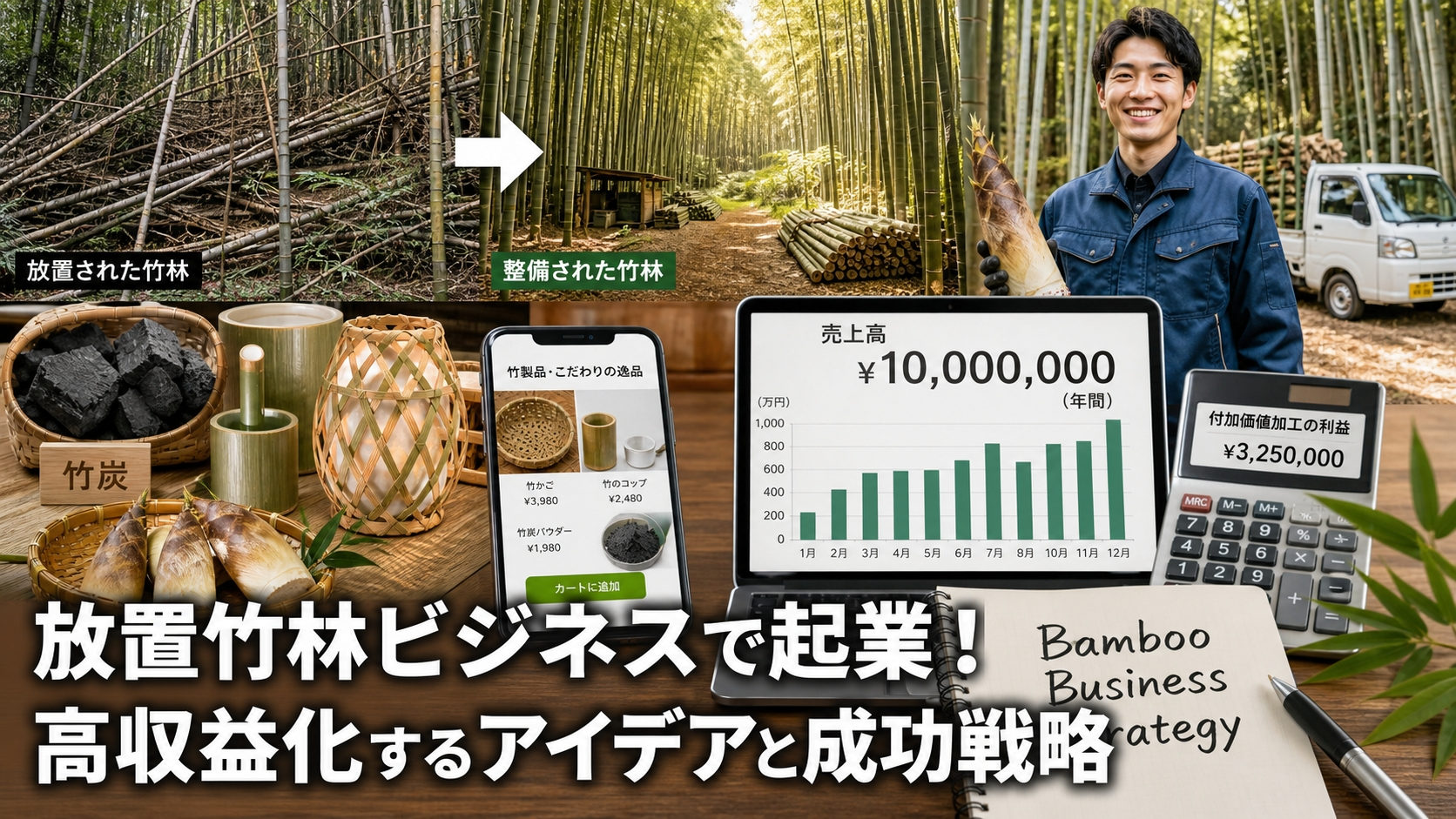 放置竹林ビジネスで起業！高収益化するアイデアと成功戦略