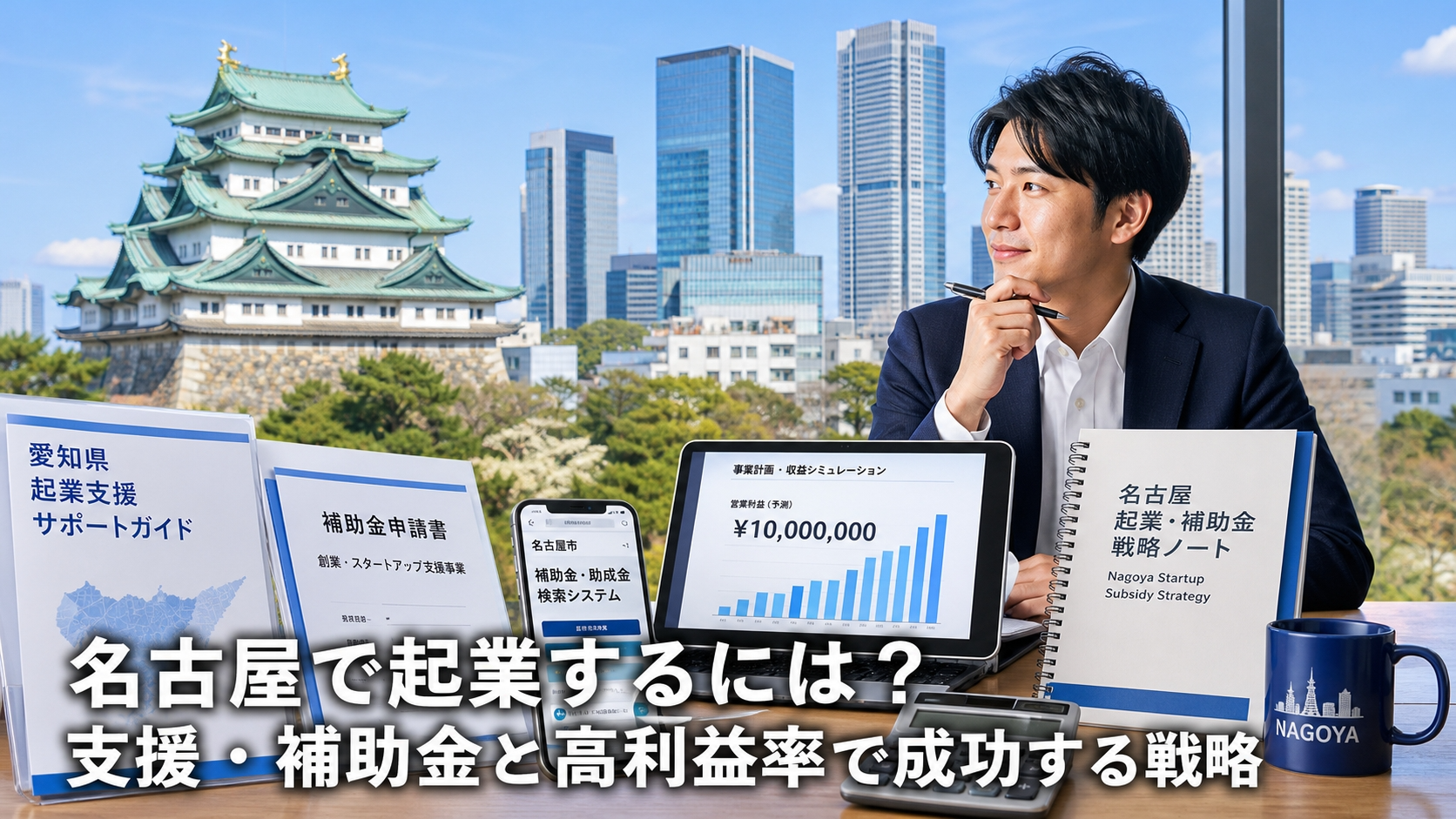 名古屋で起業するには？支援・補助金と高利益率で成功する戦略