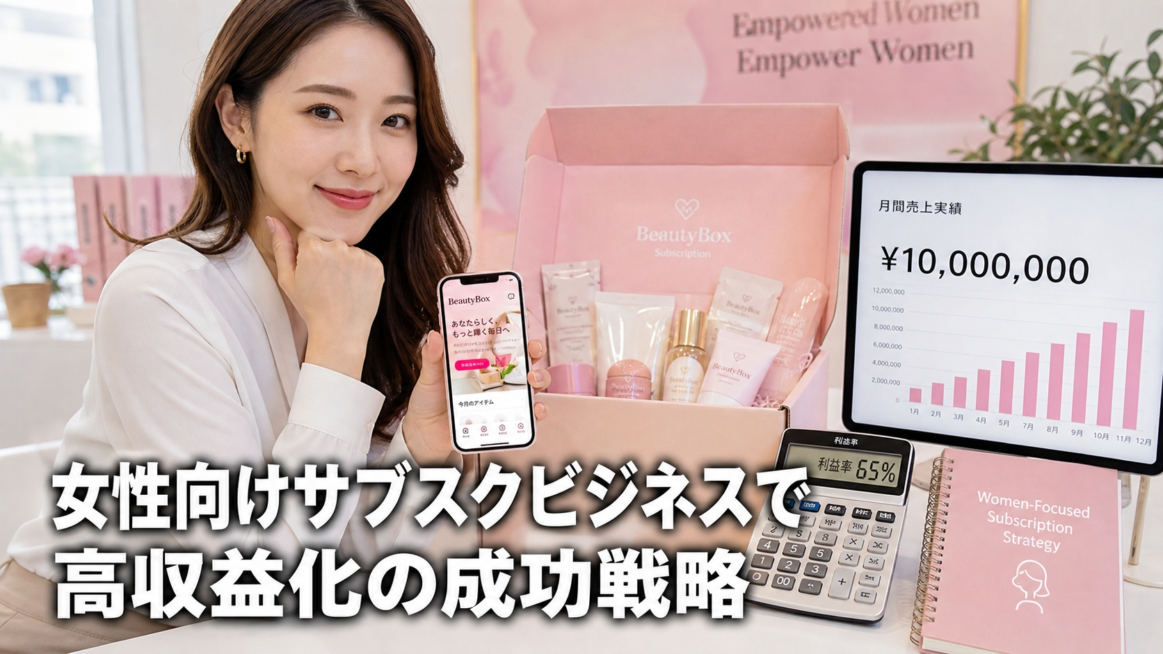 女性向けサブスクビジネスで起業！高収益化の成功戦略