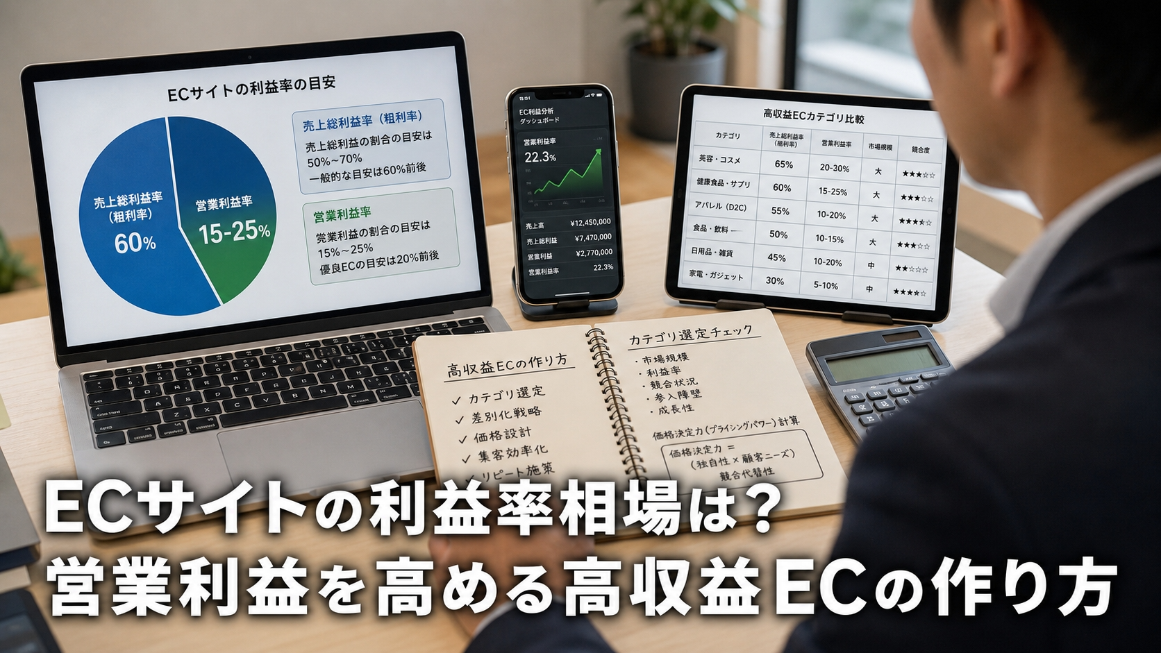 ECサイトの利益率相場は？営業利益を高める高収益ECの作り方