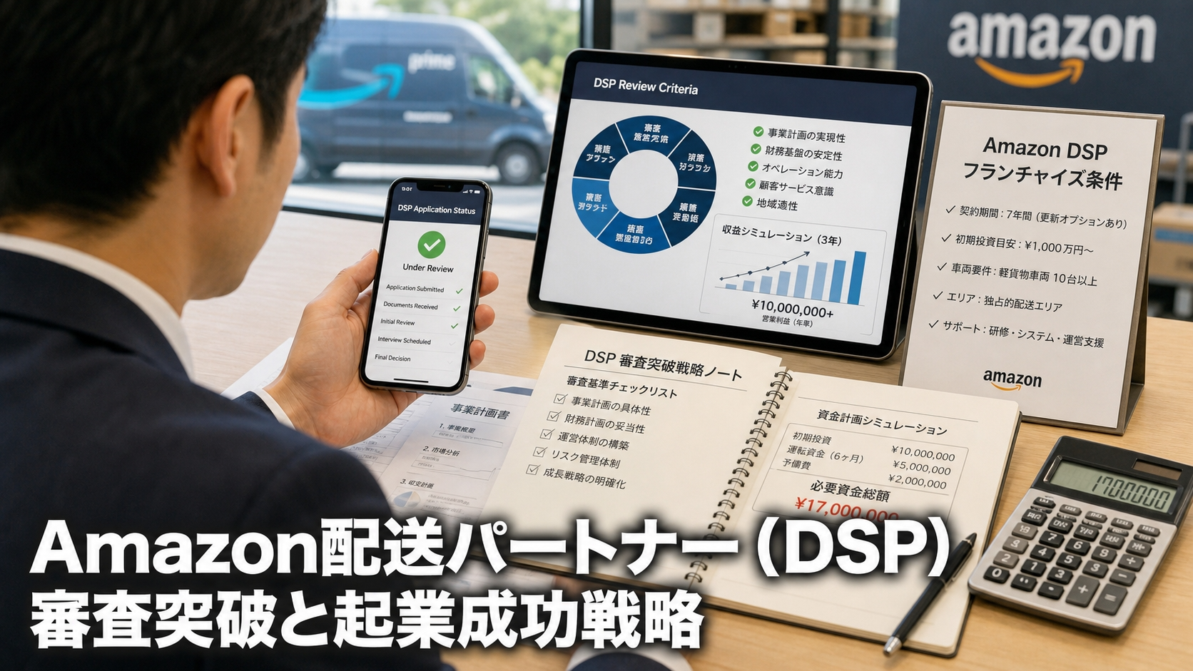 Amazon配送パートナー（DSP）審査突破と起業成功戦略