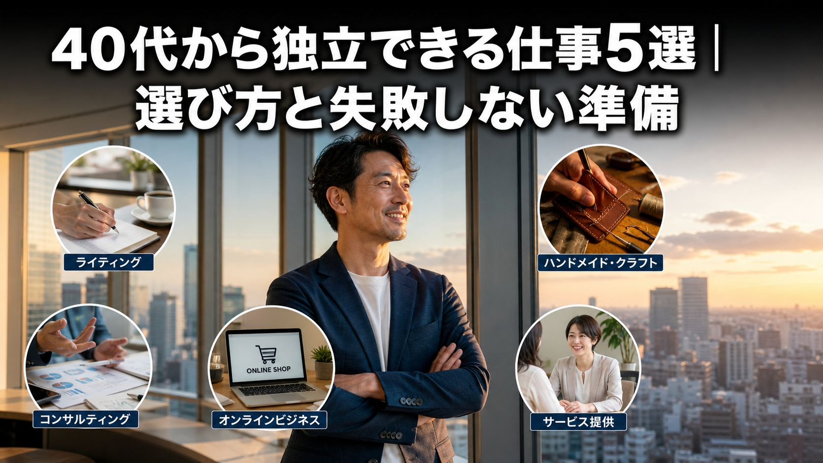 40代から独立できる仕事5選｜選び方と失敗しない準備