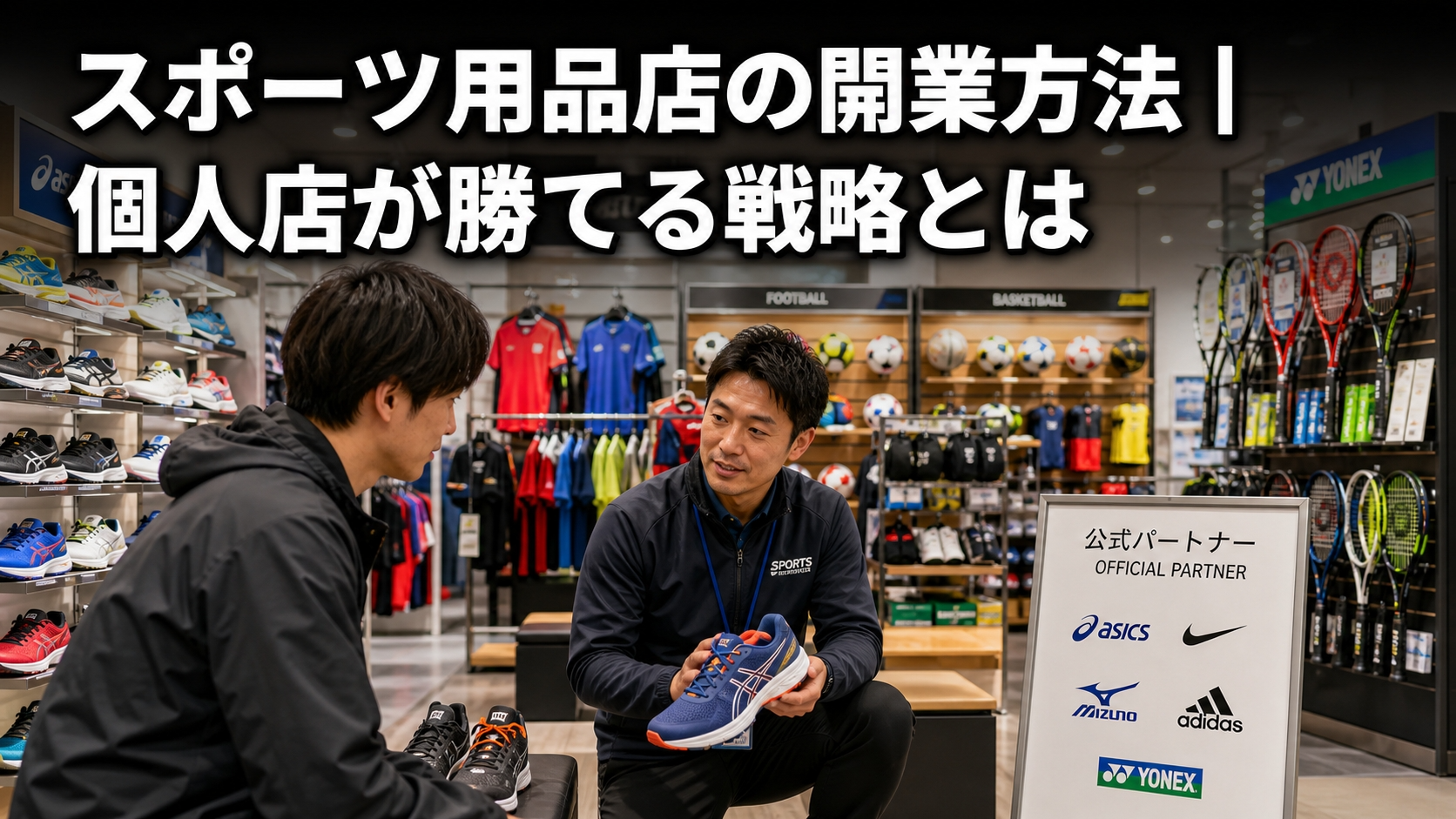 スポーツ用品店の開業方法｜個人店が勝てる戦略とは