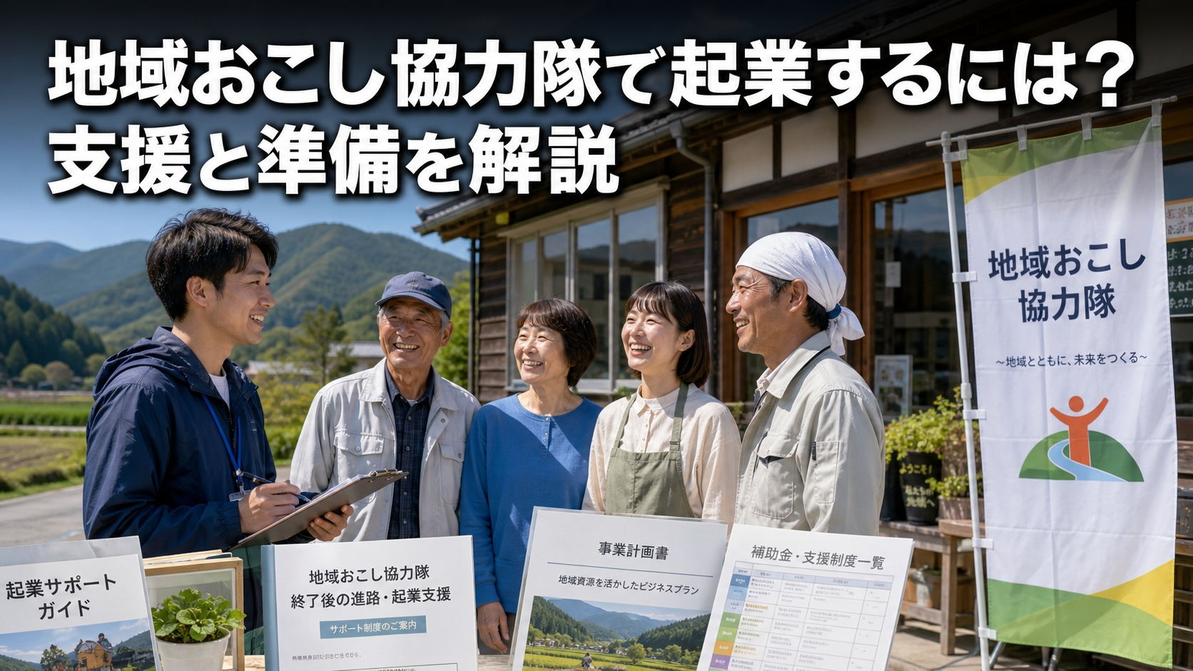 地域おこし協力隊で起業するには？支援と準備を解説