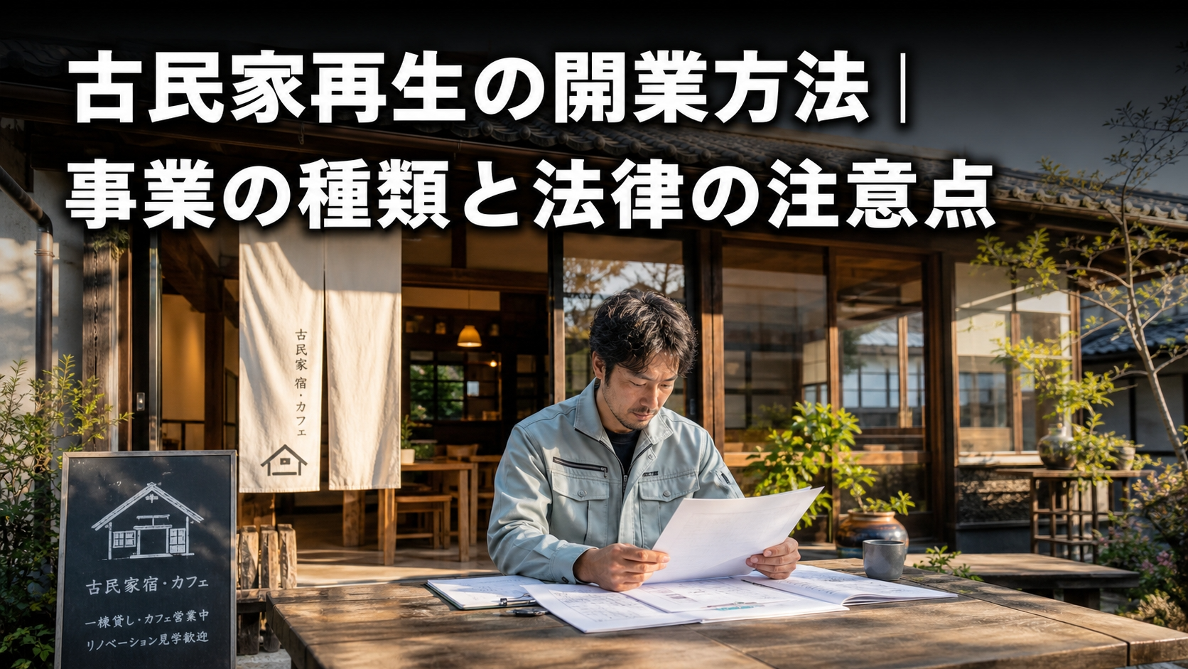 古民家再生の開業方法｜事業の種類と法律の注意点